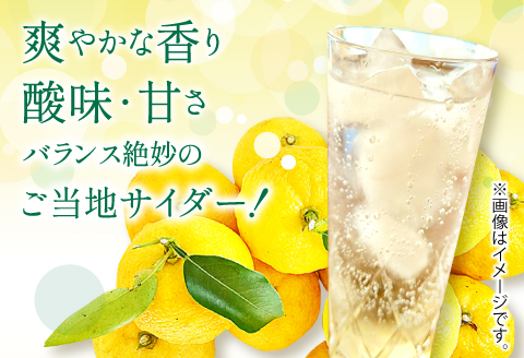 A-896 ゆずサイダー　16本入り【250ml×16本 飲料類 炭酸飲料 ジュース サイダー ご当地サイダー ゆず果汁 果物 フルーツ 柚子 ANA国内線全線ドリンクサービス採用】