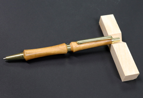 C-1165 ハンドメイドシャープペンシル（ノック式）桜 1本