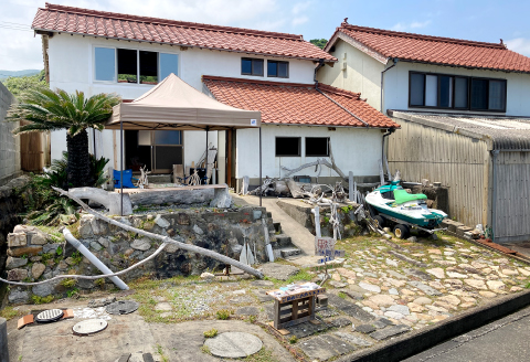 海辺の古民家民泊「TERA-HOUSE」宿泊プラン（ファミリーセット）【 宿泊プラン 古民家 民宿 海辺 オーシャンビュー ふるさと 島根県 益田市】