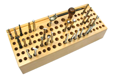 B-623 ブナ材ツールラック（大）【ブナ材ツールラック 大 ツールラック 工具ラック ブナ材 高級感 ラック 手作り 天然 こだわり ツールボックス 木製 工具入れ 工具 ディスプレイスタンド 収納ラック 収納 ツールホルダー レザークラフト レザークラフトツール ギフト プレゼント 贈答 贈り物】