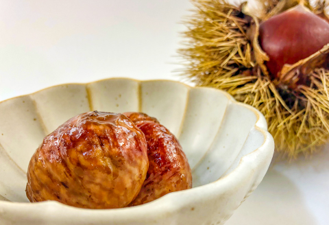 A-1149 ラム酒でしっとり美味しい　和栗の渋皮煮（蜜煮）【栗 菓子 くり 和栗 渋皮煮 国産 蜜煮 ラム酒 おやつ お菓子 マロン マロングラッセ 和風 大粒 シロップ スイーツ 食品 数量限定 季節限定 期間限定 果物 くだもの】