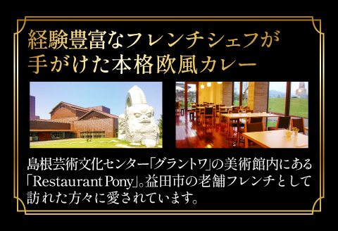 B-1202 Restaurant Pony 和田シェフが創る「しまね和牛」牛すじ入りデリシャスカレー 8袋【和牛 牛すじ ビーフカレー 欧風カレー 温めるだけ 簡単 時短 冷凍食品 惣菜 お取り寄せ グルメ】