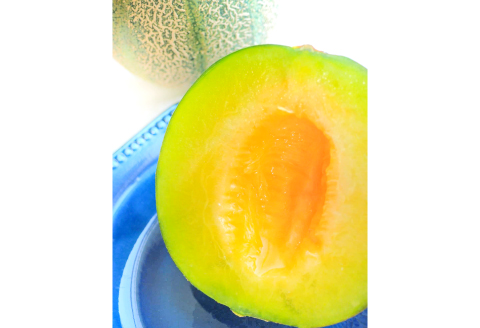 A-1147 【先行予約】益田産 あまーいアムスメロン 2玉（秀品）【先行予約 メロン アムスメロン めろん 2玉 季節限定 数量限定 早期予約 期間限定 糖度14度以上 青肉 果物 フルーツ くだもの 高糖度 贅沢 ご褒美 高級 ギフト 贈り物】