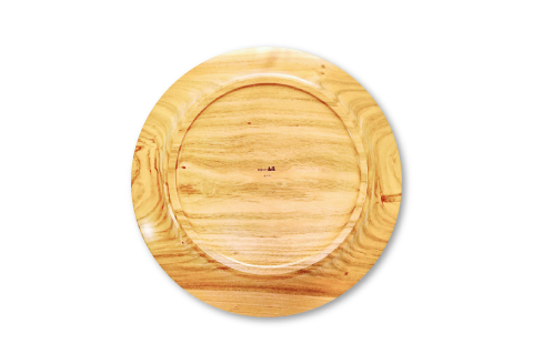 A-658 Hikimi 森の器 洋風皿 240【径:約240mm 高:約23mm 約200g 1枚 食器 木製食器 プレート皿 器 皿 民芸品 工芸品 木工品 手作り 木の温もり】