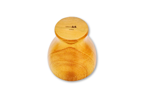 A-900 Hikimi 森の器 ぐい呑み雫中80【径：約80mm 高：約75mm 約70g 1個 食器 木製食器 酒器 ぐい吞み 民芸品 工芸品 木工品 手作り 木の温もり コップ カップ お猪口 おちょこ】