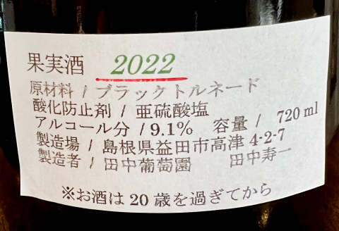 A-851 ドメーヌワイン 「ブラックトルネード」 (赤ワイン）720ml【赤ワイン ブラックトルネード 720ml 9.1% 1本 お酒 ワイン ドメーヌワイン フラッグシップワイン 辛口 甘い香り 赤 果物 ぶどう ブドウ 葡萄 自園自醸 ディナー 贈答 ギフト】