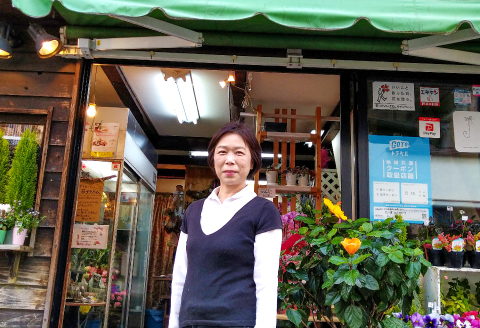 A-956 バレンタインデー用アレンジフラワー「オレンジ系」