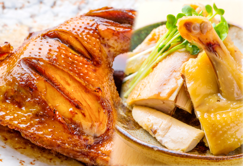 C-963 びっくりやスペシャルパック(びっくり焼き・酢鳥　他…)【骨付き焼き鳥 酢鳥 サツマイモのオレンジ煮 セット 冷凍 家飲み パーティー タレ付き グルメ 焼鳥 やきとり 惣菜 簡単調理 味付き 肉 鶏肉 もも肉 モモ肉 胸肉 むね肉 秘伝のタレ】