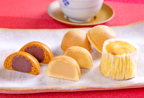 A-1072 益田の和菓子味わいセット　5種【饅頭 白あん カスタード チョコレート 黒糖饅頭 ますだポテト 詰め合わせ セット まんじゅう 黒糖 スイートポテト風 お菓子 おやつ 食品 個包装 和菓子 手土産 贈答 贈り物】