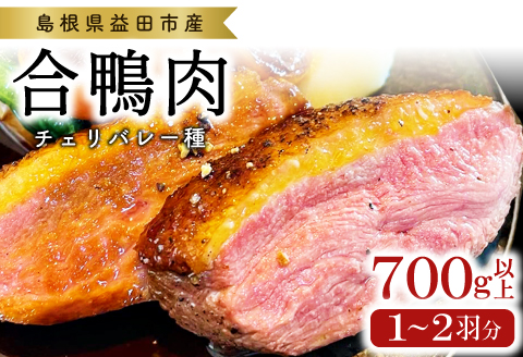 A-868 	田んぼで育ったアイガモ肉丸ごと1～2羽分(700ｇ以上)【合鴨肉 1～2羽分 700g以上 冷凍 むね肉 もも肉 ささみ ブロック肉 鴨肉 鴨 カモ 鴨焼き 鍋 鴨そば 鴨南蛮 数量限定】