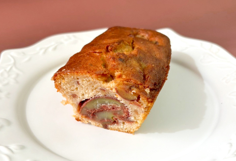 A-1218 大粒和栗のパウンドケーキ（2本入り）【パウンドケーキ ケーキ 洋菓子 焼菓子 お菓子 デザート 季節限定 期間限定 和栗 わぐり 大粒和栗 スイーツ おやつ 贈り物 プレゼント お取り寄せ お祝い 島根県 益田市】