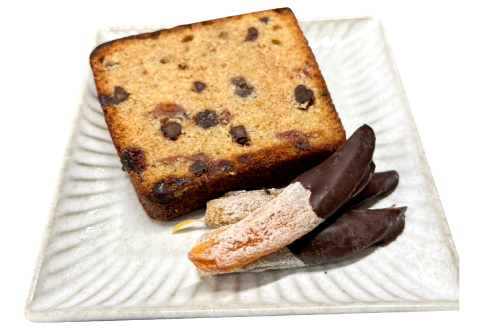 A-1246 干し柿のチョコがけと干し柿と栗のパウンドケーキのセット【パウンドケーキ ケーキ 洋菓子 焼菓子 お菓子 デザート 季節限定 期間限定 柿 干し柿 チョコ 栗 くり スイーツ セット おやつ 手土産 贈り物 プレゼント お取り寄せ お祝い 島根県 益田市】