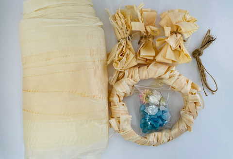 宮大工のカンナ屑リースキット