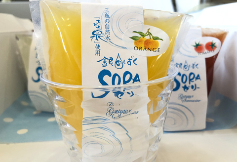 三瓶山自然水「さひめの泉」使用　SORAゼリー（8個入り）
