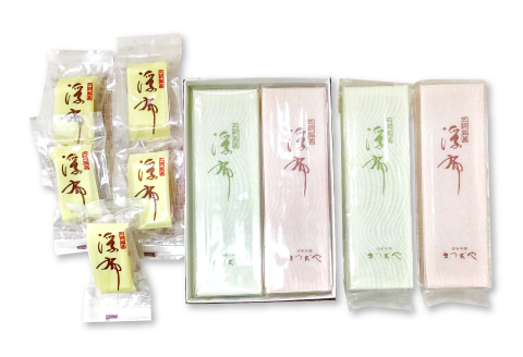浮布セット(S)【抹茶羊羹 梅羊羹 羊羹 ようかん 浮布 詰め合わせ セット 抹茶味 梅味 和菓子 茶菓子 お茶菓子 お菓子 お土産 ギフト 贈答】