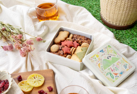 クッキー缶【クッキー 缶 洋菓子 焼菓子 焼き菓子 お菓子 おやつ てんさい糖 保存料不使用 着色料不使用 無添加 オリジナル クッキー缶 おうちカフェ 手土産 詰め合わせ ギフト 島根県 大田市】