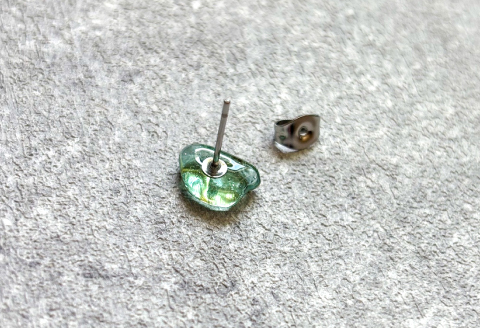 大田市産！シーグラスピアス【ピアス アクセサリー シーグラス お洒落 おしゃれ ファッション ぴあす あくせさりー 】