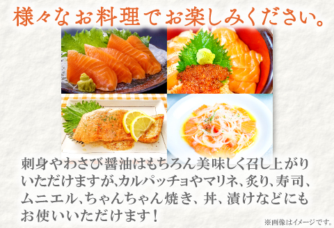 さんべサーモン 400g【サーモン 400g フィレ サーモントラウト ニジマス サーモン さけ シャケ しゃけ sake 生食用 刺身 お刺身 刺し身 魚介類 海鮮 冷凍 真空パック】