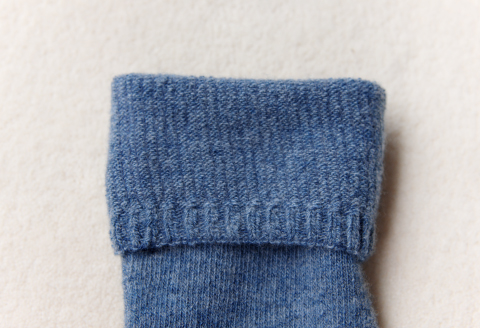 ひつじ飼いが作る ごほんゆびウールソックス Lサイズ(ネイビー)【ウール ソックス 5本指 靴下 Lサイズ ネイビー 紺色 レディース メンズ 男女兼用 島根県 大田市】