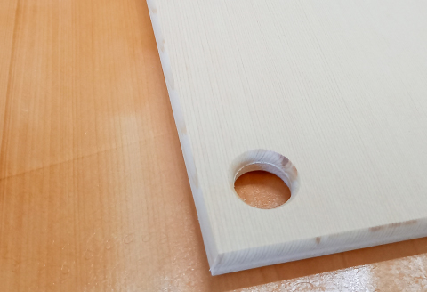 ND0565 《通常サイズ》高級木材ベイヒバのまな板 1枚【まな板 1枚 天然木 手作り ベイヒバ ヒバ ひば 高級 抗菌 殺菌 防湿 防虫 木工雑貨 まないた キッチン 木製 シンプル ナチュラル ウッド 家庭用 贈答用 ギフト 母の日 父の日 島根県 大田市】