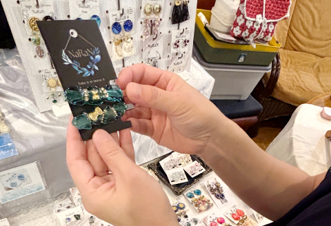 大田市産！シーグラスノンホールピアス（イヤリング）【イヤリング アクセサリー シーグラス お洒落 おしゃれ ファッション いやりんぐ あくせさりー 】