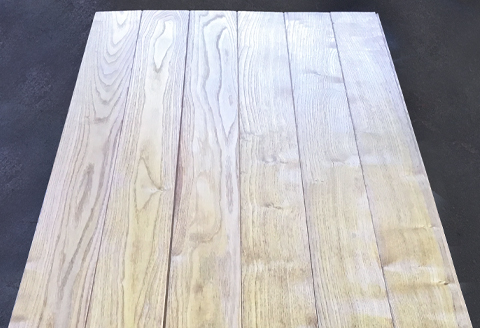 〈広葉樹 栗〉ちいさなまちの木材屋さんから送る フローリング（1820mm×105mm×15mm）15枚