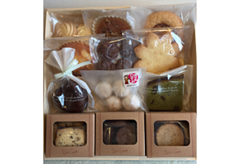 プチリュクスのクッキーと焼菓子【クッキー 8枚入り 3箱 焼き菓子 9個 詰め合わせ セット 洋菓子 お菓子 プレゼント ティータイム おやつ カフェ 食後 人気 おすすめ 母の日】