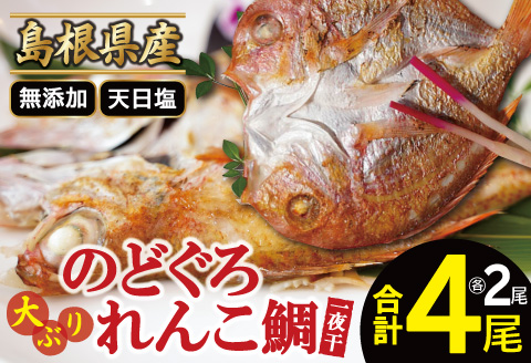 のどぐろと大ぶりれんこ鯛の一夜干しセット【干物 のどぐろ 干物セット のどぐろ一夜干し 鯛 一夜干し れんこ鯛 無添加 詰め合わせ セット 贈答 ギフト プレゼント 父の日 母の日】