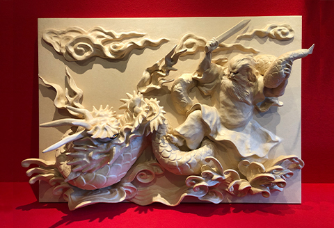 〈オーダーメイド〉壁画レリーフ（和紙造形作品）