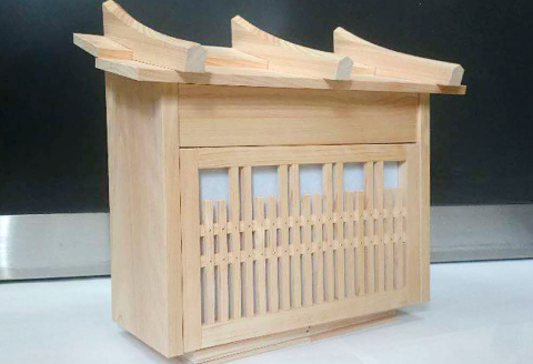 和風木製ポスト【 木製ポスト ポスト 木製 和 手作り 】