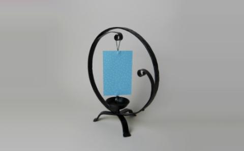 置き風鈴（大）【風鈴 花台 インテリア 雑貨 日用品 おしゃれ シンプル ギフト 贈り物 こだわり リング 受注生産 島根県 安来市】