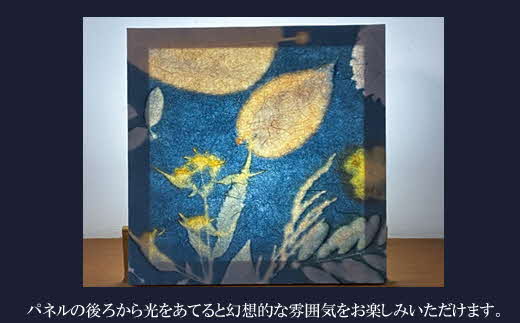 草木染め和紙 アートパネル（ログウッド）【伝統工芸 広瀬和紙 一点もの インテリア 手作り ギフト プレゼント 贈り物 アート 草木染 自然 職人 和紙 広瀬和紙 おしゃれ 植物 島根県 安来市】