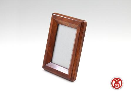 欅 はがき額 ［髙島屋選定品］【写真額 縦置き 横置き ケヤキ 額 民芸品 伝統 インテリア 雑貨 うるし仕上げ 木目 贈り物 ギフト お祝い 島根県 安来市】