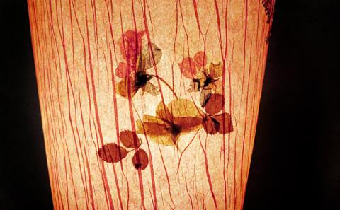 【 石州勝地半紙 】 着せ替え照明 シェード 2点 セット 照明 民芸品 工芸品 着せ替え 植物 おしゃれ 和風 古風 和紙  雑貨 日用品 インテリア 手作り 職人 ギフト 贈物 KB-7