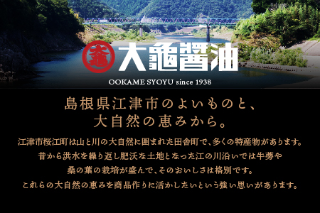 大亀醤油 3種 ( 濃口うす塩醤油 ・ 万能醤油 ・ 柚子醤油 ) 6本 セット × 1L （計6L） YS-7 国産 醤油 濃口うす塩醤油 万能醤油 柚子醤油