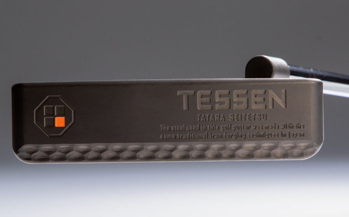 鉄師田部家謹製ゴルフパターTESSEN（トゥ・ヒール型／ブラック） 島根県雲南市/株式会社たなべたたらの里（奥出雲前綿屋　鐵泉堂）ゴルフクラブ パター [AIAV004]