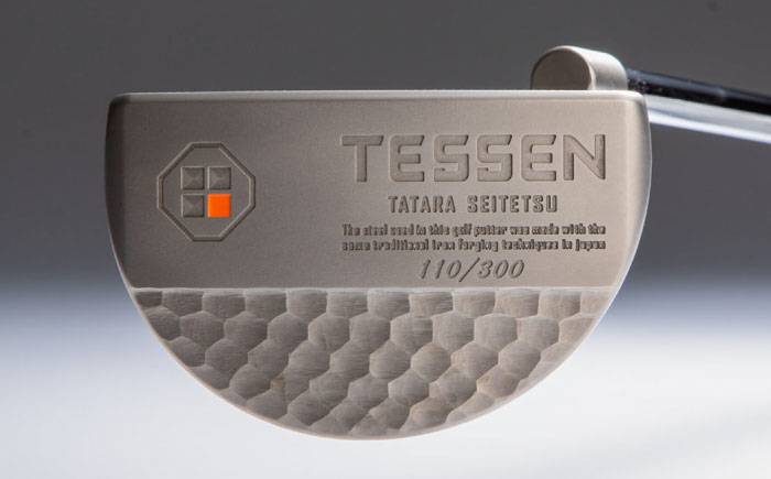 鉄師田部家謹製ゴルフパターTESSEN（マレット型／シルバー）島根県雲南市/株式会社たなべたたらの里（奥出雲前綿屋　鐵泉堂）ゴルフクラブ パター [AIAV005]