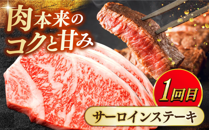 【全3回定期便】【奥出雲和牛】3種プレミアム定期便 サーロインステーキ 600g（200g×3枚）・肩ロースすき焼き用 600g×1P・肩ロース焼き肉用 600g×1P 黒毛和牛 ブランド牛 贅沢 セット 島根県雲南市/島根県農業協同組合　雲南地区本部 畜産加工所 [AIBQ016]