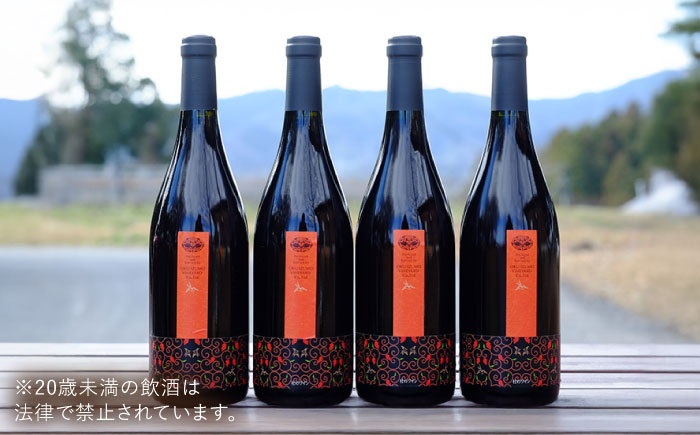 杜のワイン 赤 4本セット 国産 ワイン セット 島根県雲南市/有限会社奥出雲葡萄園 [AICS049]