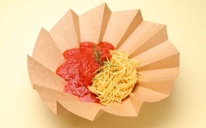 【万能利用可能！】おりがみカップ茶大（960cc）　20個/ケース×2セット カップ コップ お皿 大容量 テイクアウト ピクニック BBQ エコ サステナブル SDGs 島根県雲南市/株式会社 シンメイ[AIAU001]