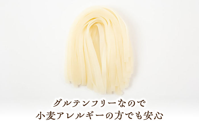 グルテンフリーの白米麺と日本海のあごだし麺つゆセット（6食） 島根県雲南市/合同会社　宮内舎 [AIBM003]