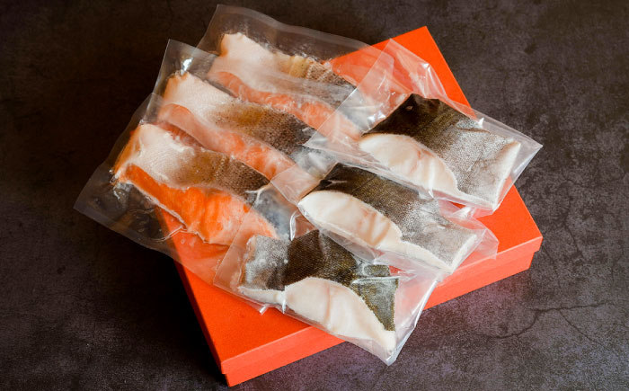 【旨味とぷるぷる食感！】銀鱈・サーモン塩麹漬け | 銀鱈 サーモン 塩麹漬け 魚 魚介 鮭 たら 石田魚店 島根県雲南市/有限会社石田魚店 [AICQ003]