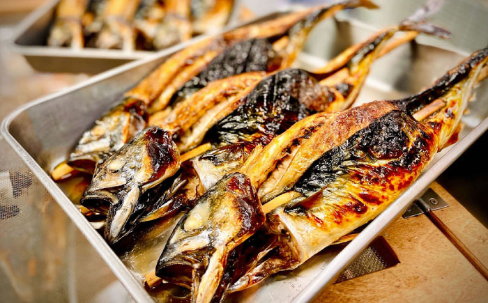 【雲南特産】一串入魂！焼き鯖　2本入り  | 焼き鯖 鯖 魚 焼魚 郷土料理 魚介 魚 島根県雲南市/有限会社石田魚店 [AICQ008]