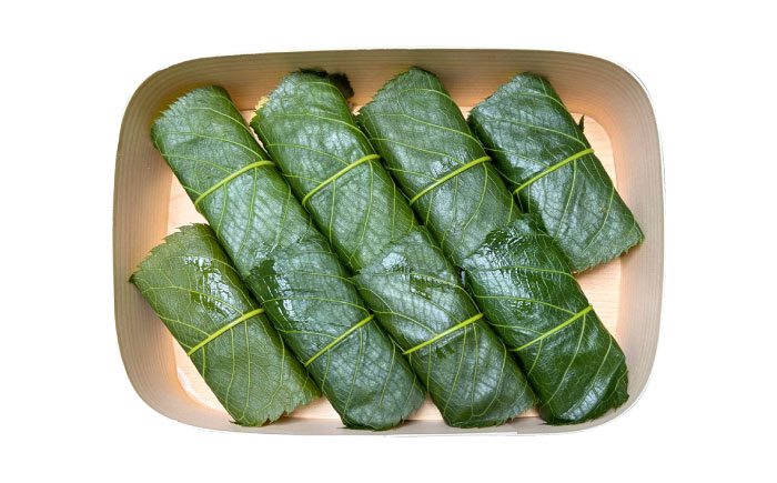 【ジャパン・フード・セレクション金賞受賞！】元祖 桜焼鯖寿司　8個入り | さば 桜焼鯖寿司 鯖 寿司 焼きさば サバ 郷土料理 魚 島根県雲南市/有限会社石田魚店 [AICQ014]