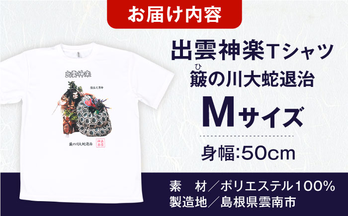 出雲神楽 簸の川大蛇退治カラーTシャツ FN-03 Mサイズ 島根県雲南市/田部写真館[AICZ012]
