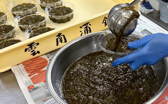 【選べる個数】もずく酢3個セット もずく 海藻 もずく 手軽 セット 生もずく モズク 水雲 お取り寄せ おすすめ もずく酢 天ぷら 味噌汁 スープ 島根県雲南市/有限会社田丸屋魚店 [AIEH008]