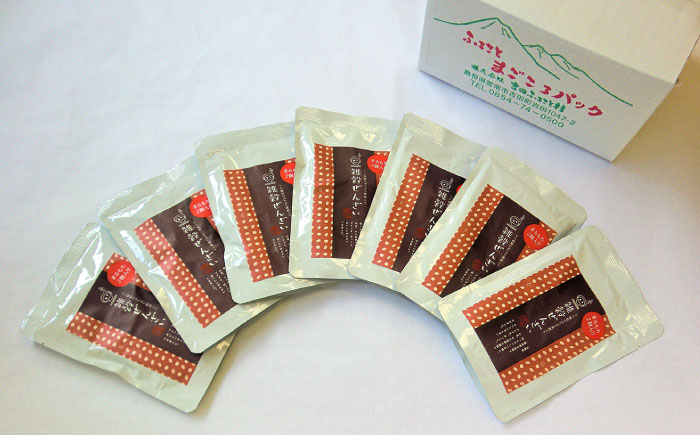 雑穀ぜんざい (もちあり) 7食セット | 雑穀ぜんざい 島根県雲南市/株式会社吉田ふるさと村 [AIBB008] あんこ 餅 ぜんざい