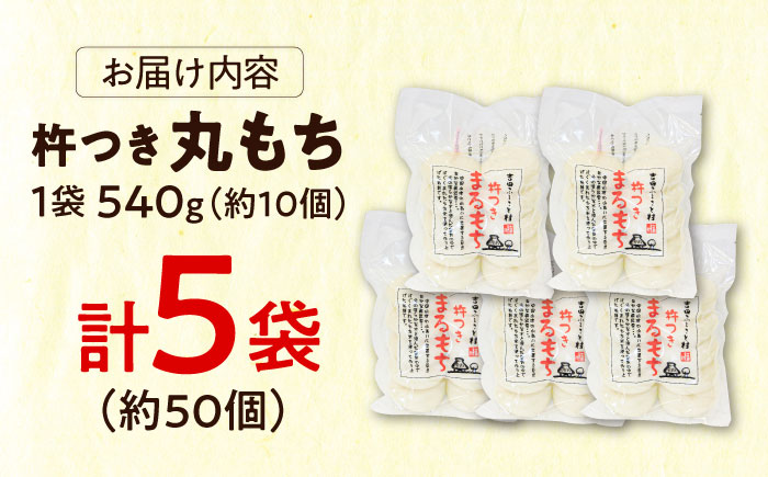 餅 杵つきまるもち 540g 5袋セット（50個） [AIBB012]