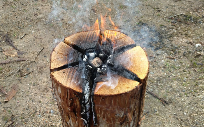 雲南市産スウェーデントーチ（着火チップ付）スギ・ヒノキ キャンプ 焚き火 調理 着火簡単 長時間燃焼 島根県雲南市/合同会社グリーンパワーうんなん [AIBL009]