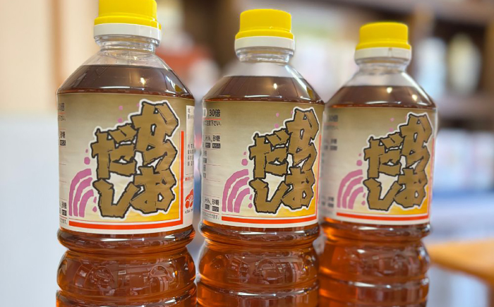 一度使うと手放せない万能調味料かつおだしセット(6本)  | 万能調味料 かつおだし 調味料 紅梅しょうゆ セット 島根県雲南市/有限会社紅梅しょうゆ [AICV005]